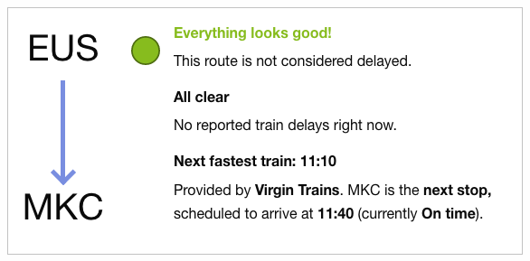 Happy train route!